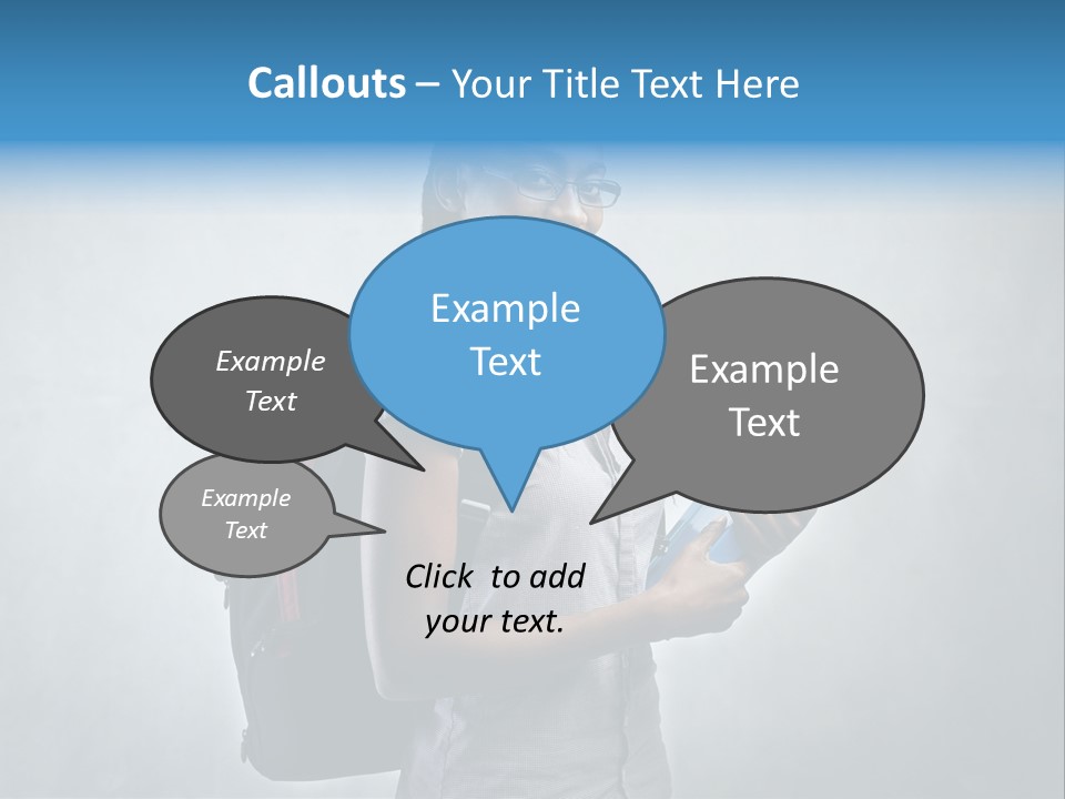 Shirt African Happy PowerPoint Template