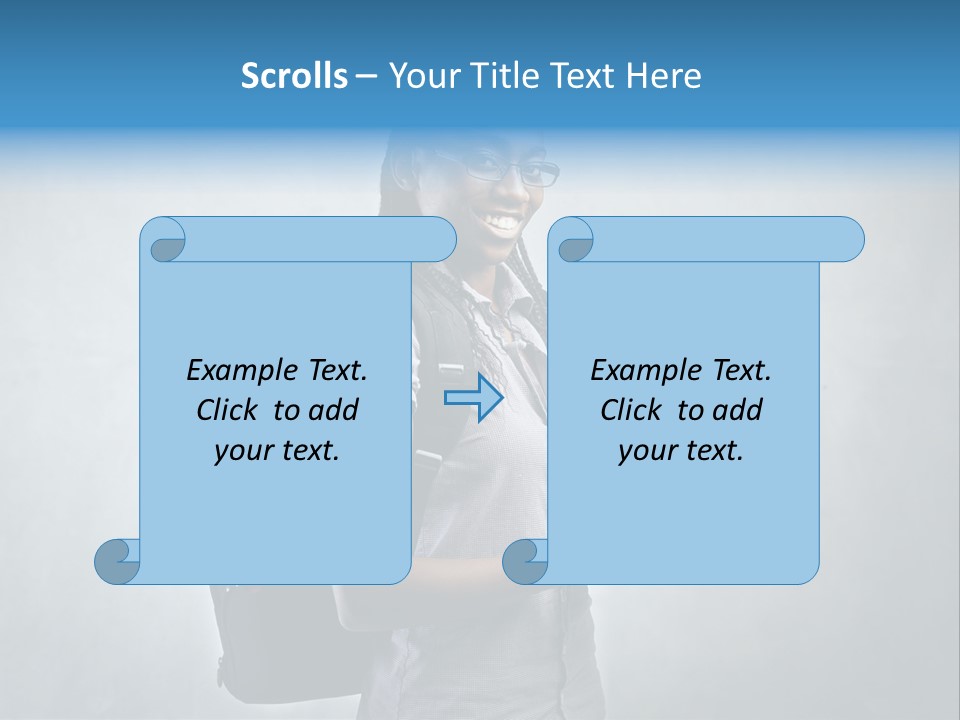 Shirt African Happy PowerPoint Template