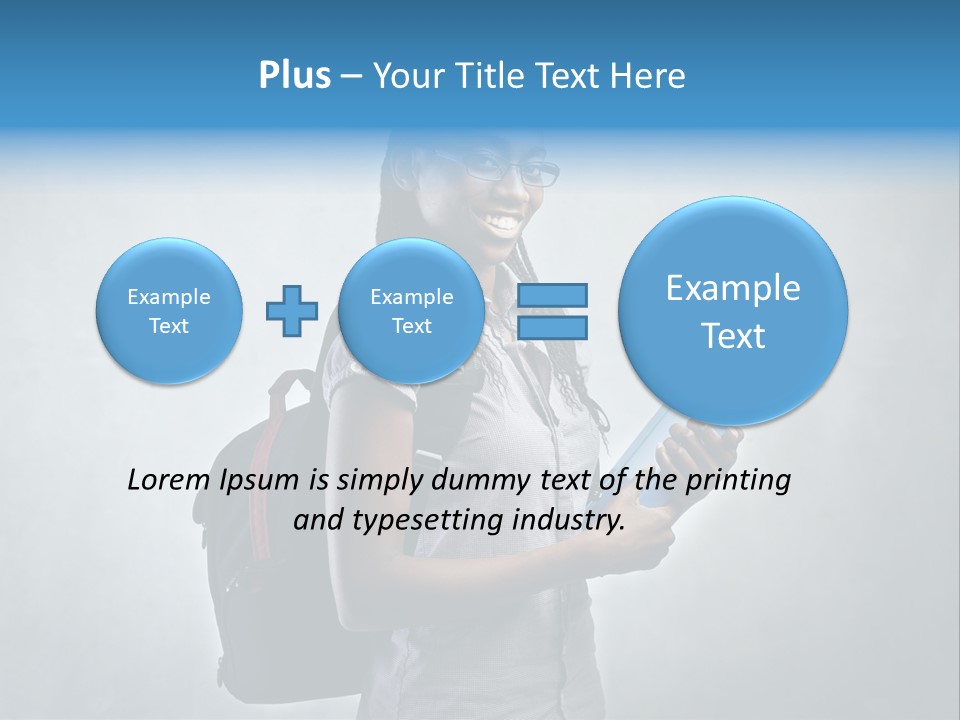 Shirt African Happy PowerPoint Template