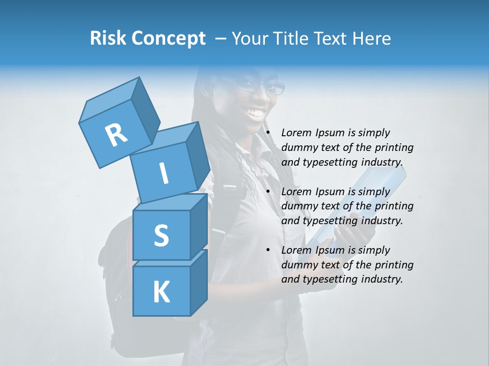 Shirt African Happy PowerPoint Template