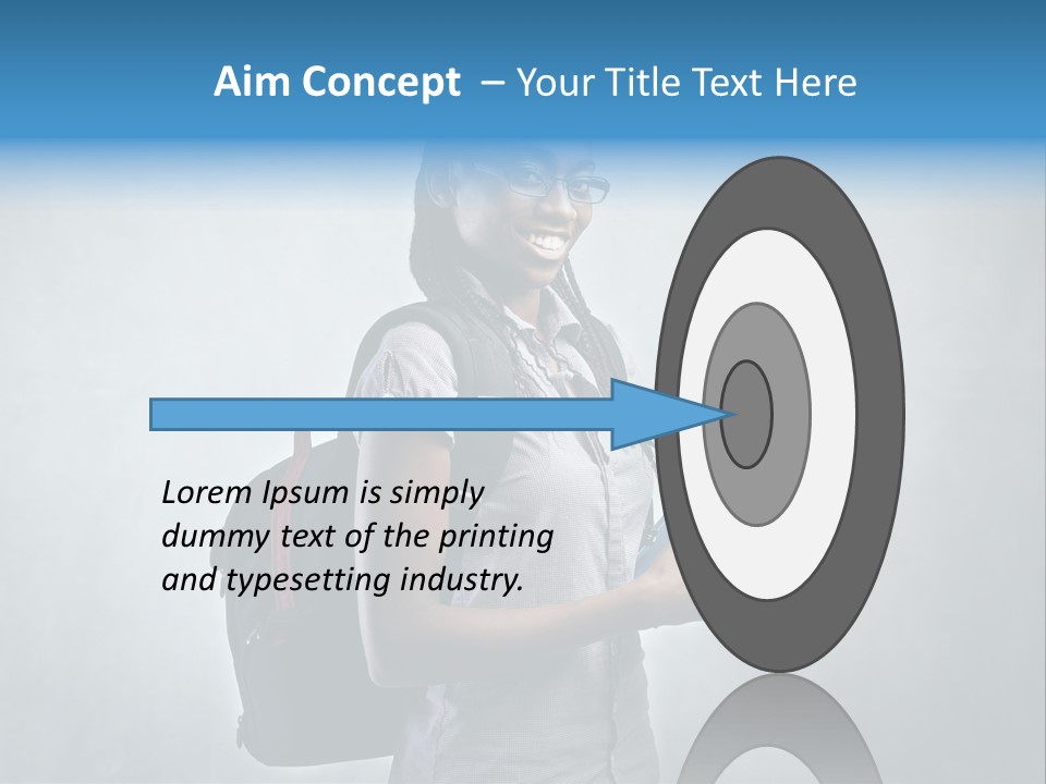 Shirt African Happy PowerPoint Template