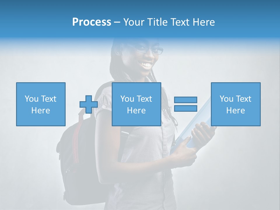 Shirt African Happy PowerPoint Template