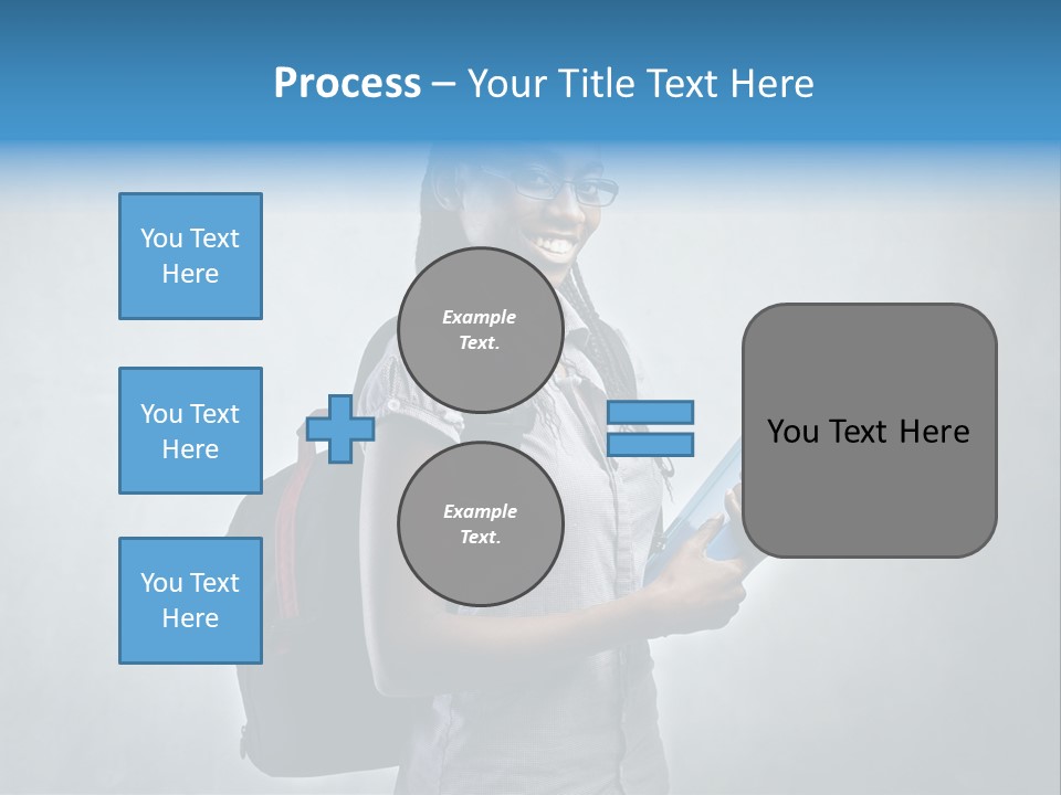 Shirt African Happy PowerPoint Template