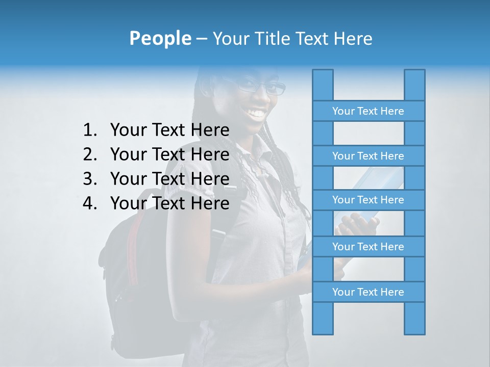 Shirt African Happy PowerPoint Template