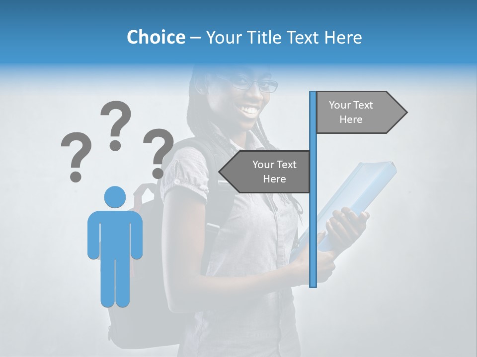 Shirt African Happy PowerPoint Template