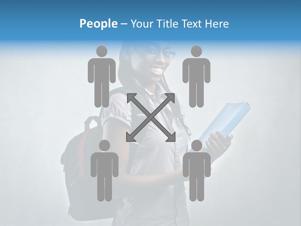 Shirt African Happy PowerPoint Template