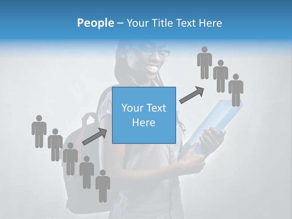 Shirt African Happy PowerPoint Template