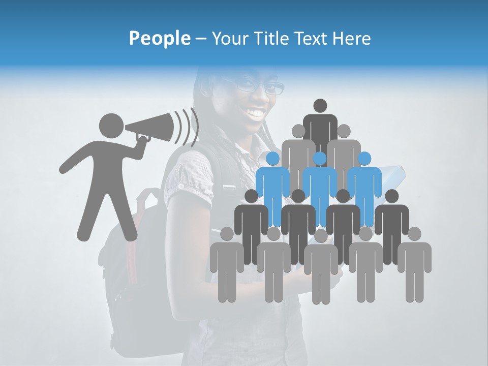 Shirt African Happy PowerPoint Template