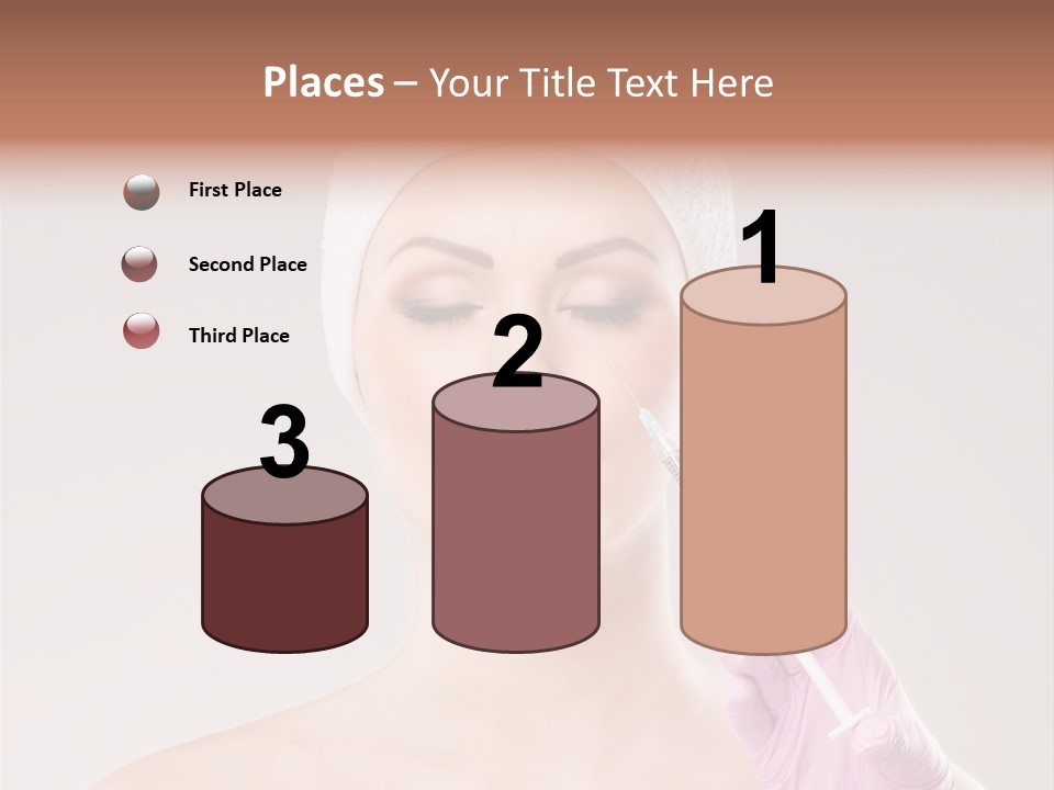 Anesthetic Girl Salon PowerPoint Template