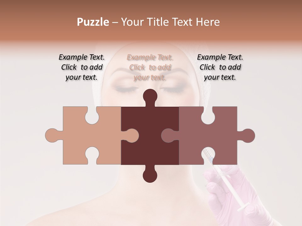 Anesthetic Girl Salon PowerPoint Template