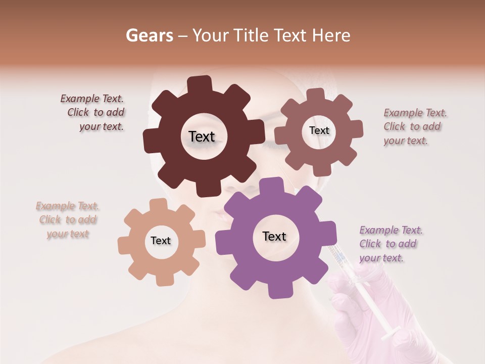 Anesthetic Girl Salon PowerPoint Template