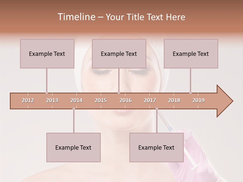 Anesthetic Girl Salon PowerPoint Template