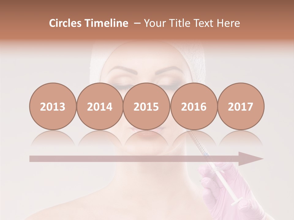 Anesthetic Girl Salon PowerPoint Template