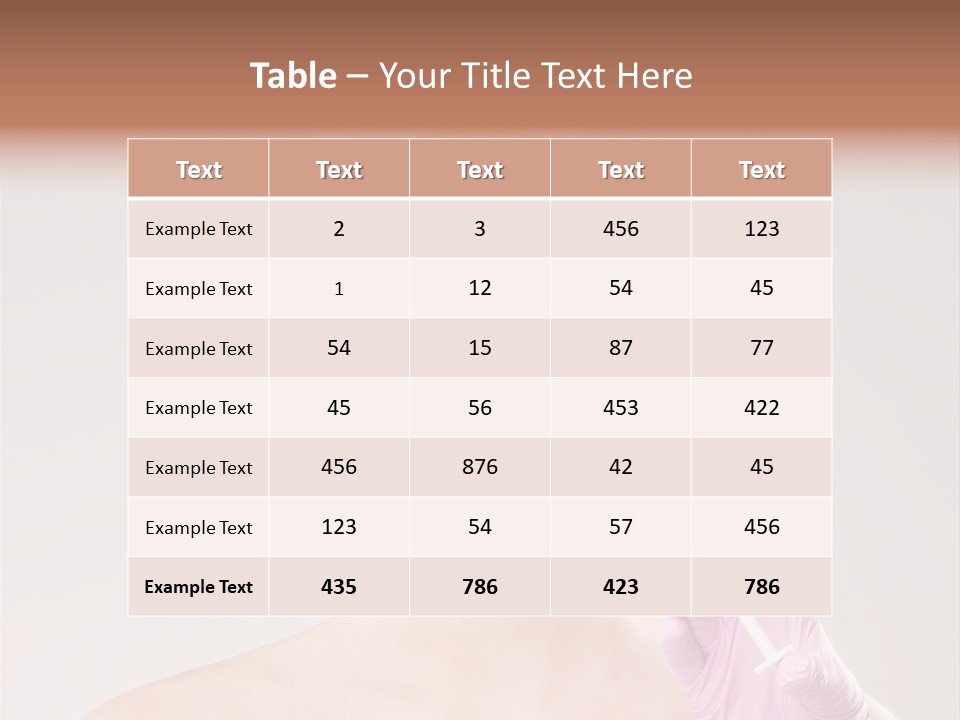 Anesthetic Girl Salon PowerPoint Template