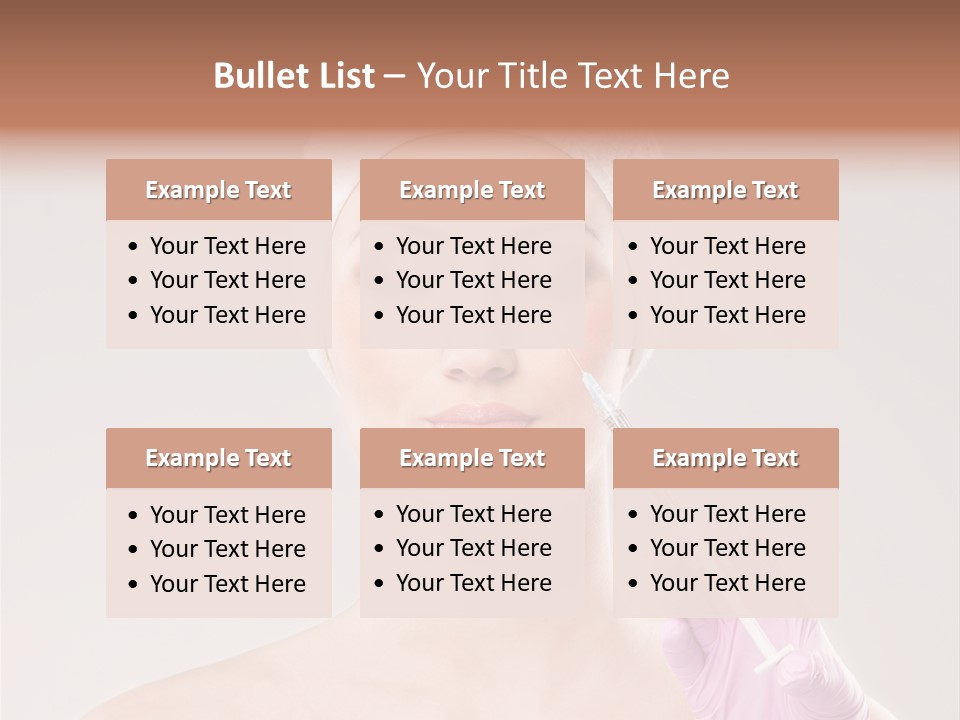 Anesthetic Girl Salon PowerPoint Template