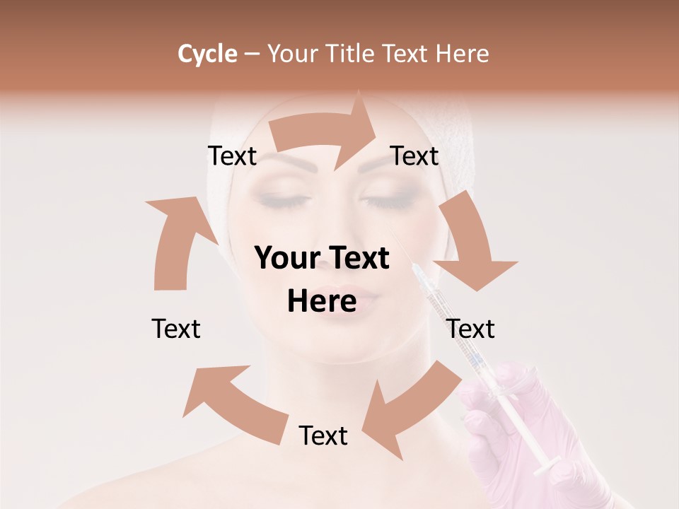 Anesthetic Girl Salon PowerPoint Template