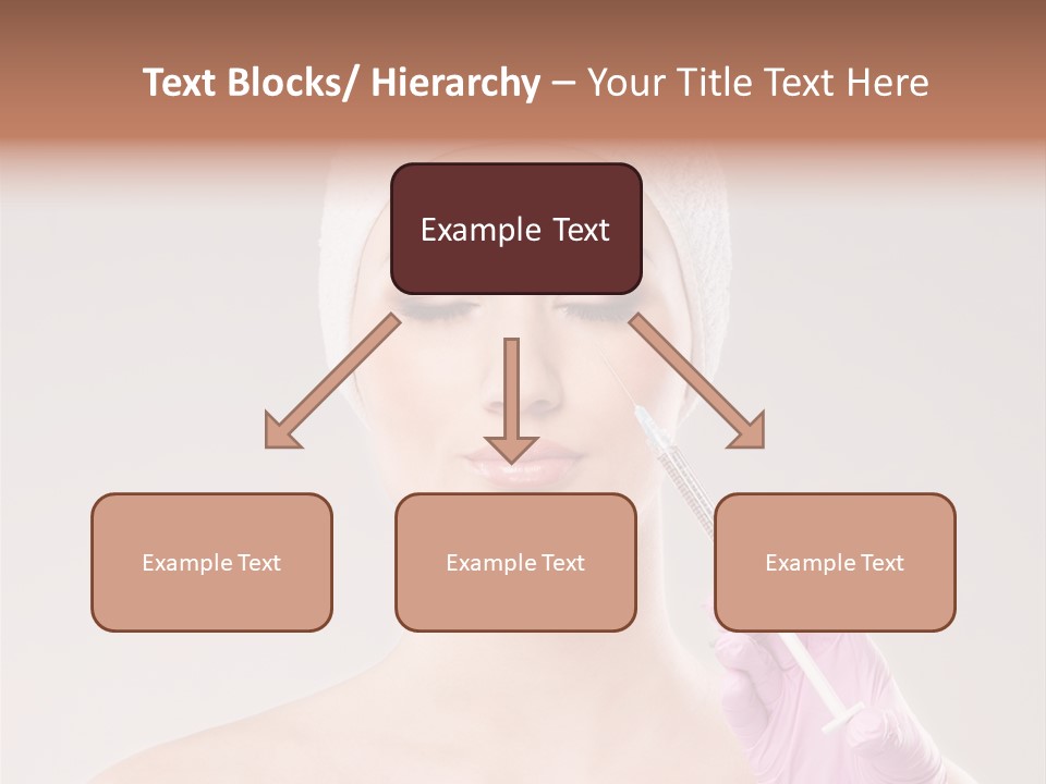 Anesthetic Girl Salon PowerPoint Template