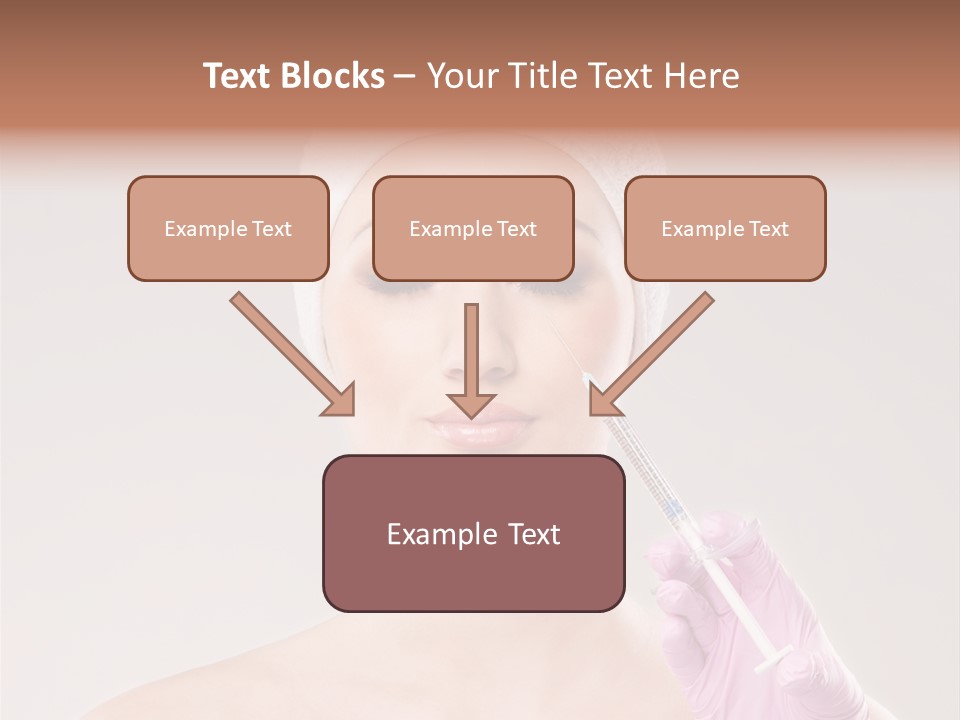 Anesthetic Girl Salon PowerPoint Template