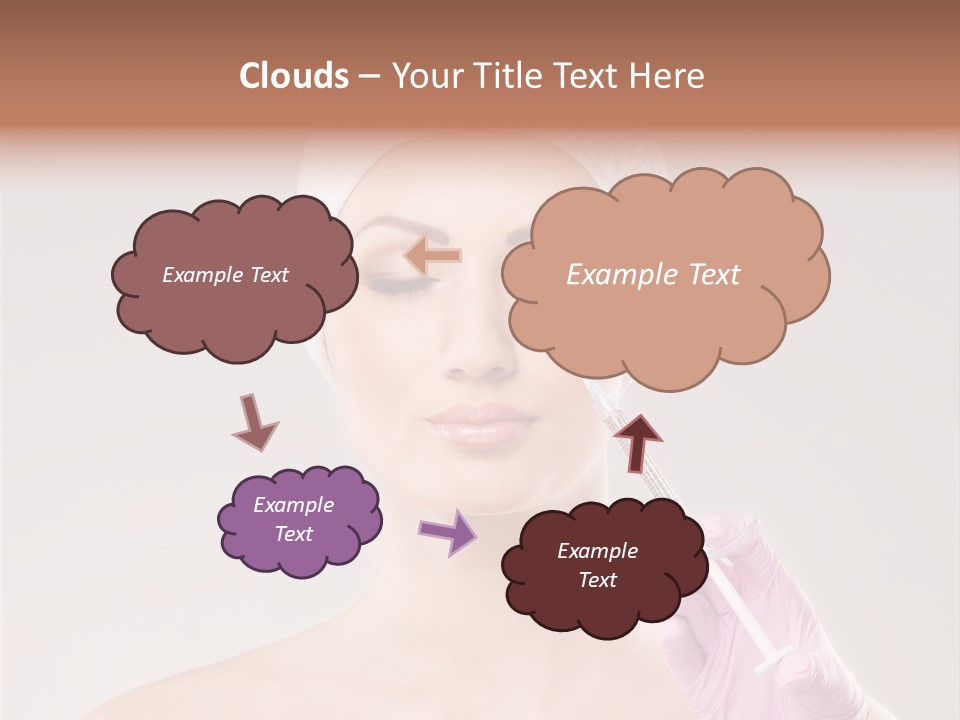 Anesthetic Girl Salon PowerPoint Template