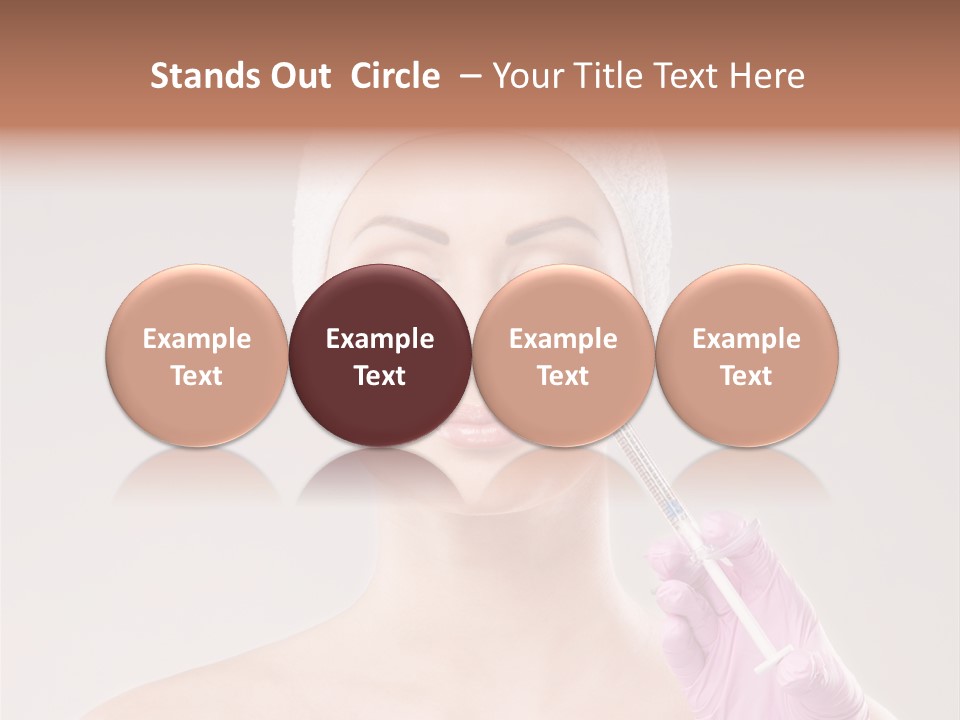 Anesthetic Girl Salon PowerPoint Template