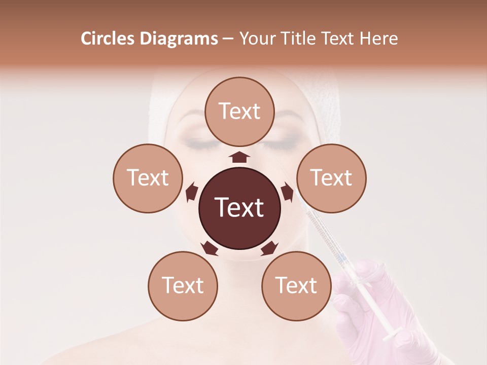 Anesthetic Girl Salon PowerPoint Template