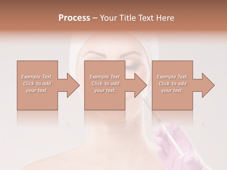 Anesthetic Girl Salon PowerPoint Template