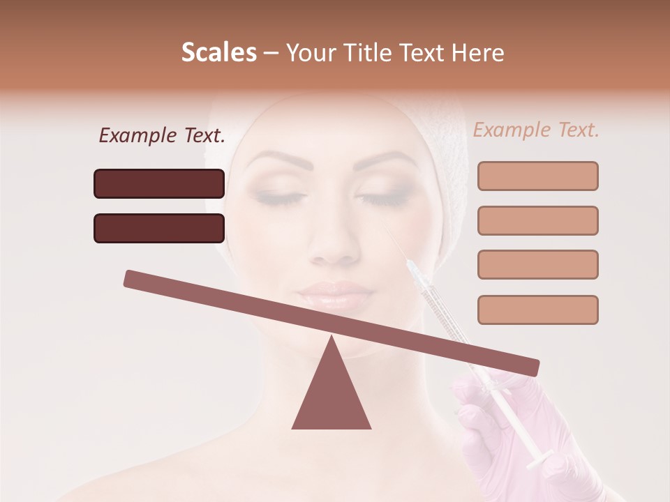 Anesthetic Girl Salon PowerPoint Template