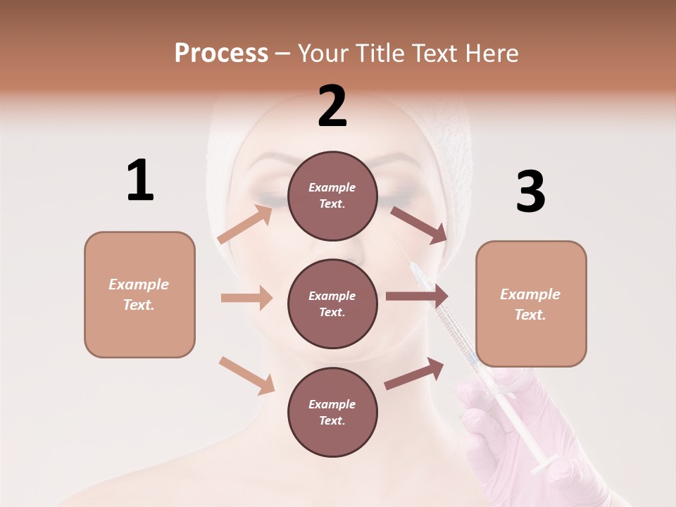 Anesthetic Girl Salon PowerPoint Template