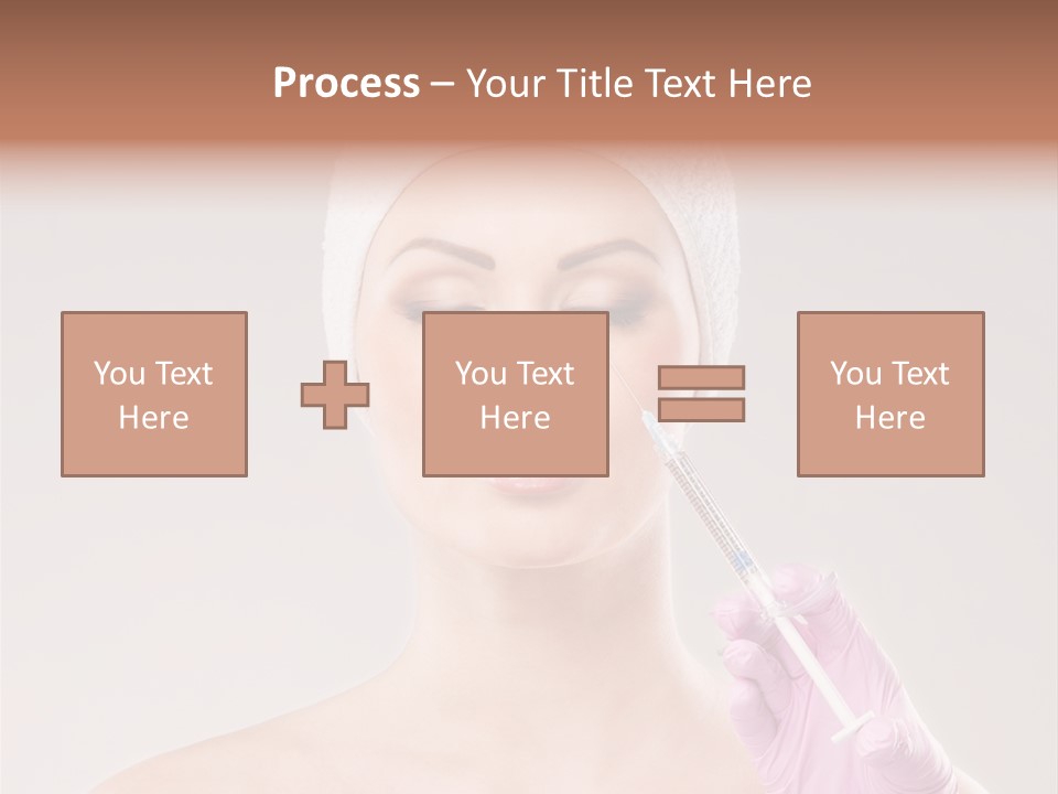 Anesthetic Girl Salon PowerPoint Template