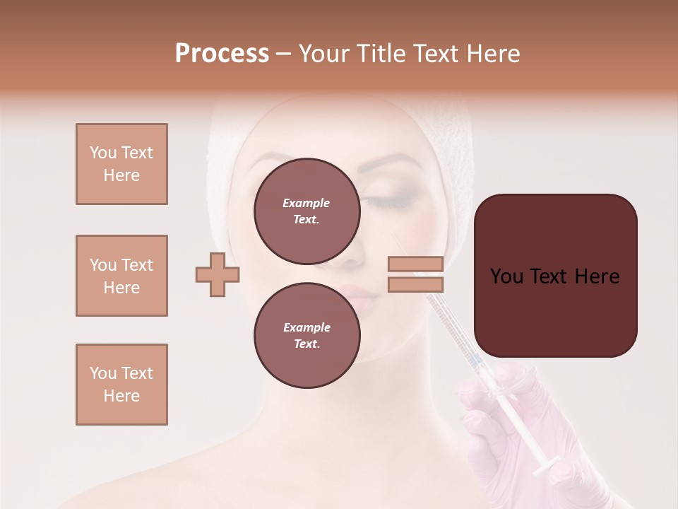 Anesthetic Girl Salon PowerPoint Template