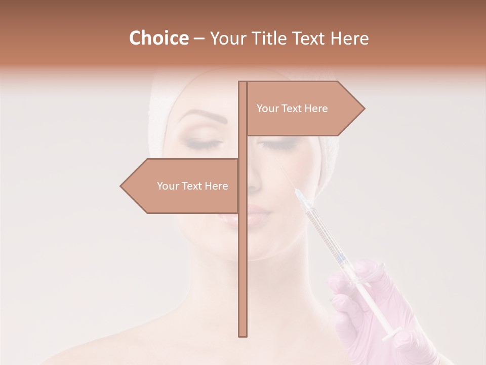 Anesthetic Girl Salon PowerPoint Template