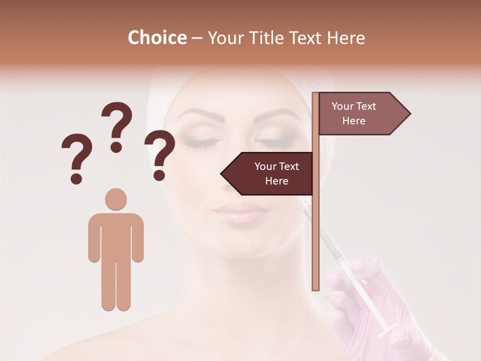 Anesthetic Girl Salon PowerPoint Template