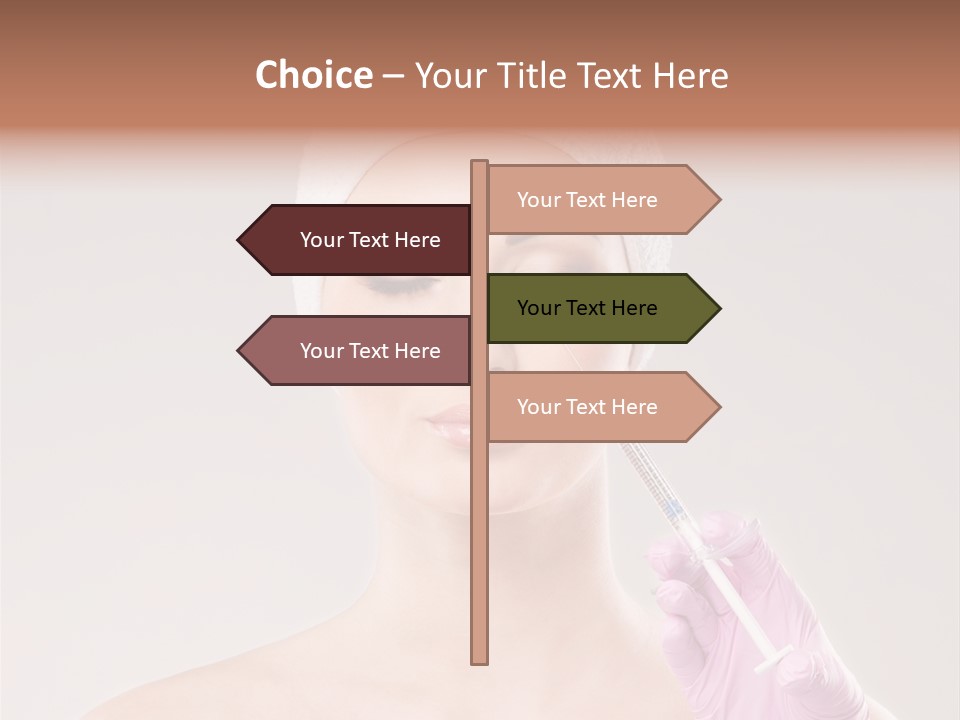 Anesthetic Girl Salon PowerPoint Template