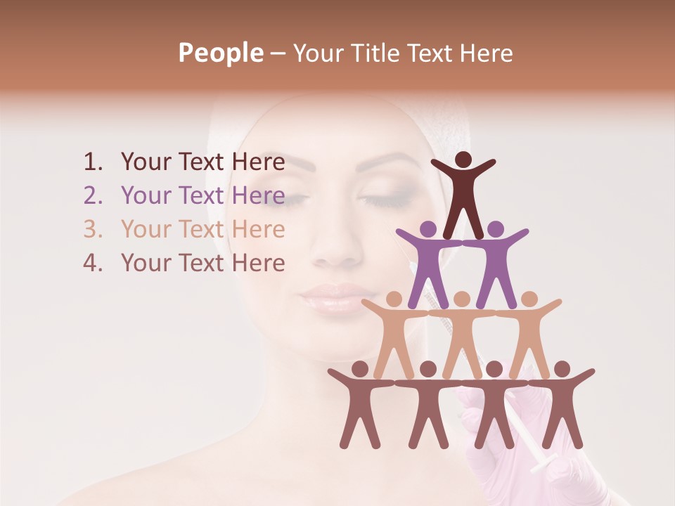 Anesthetic Girl Salon PowerPoint Template