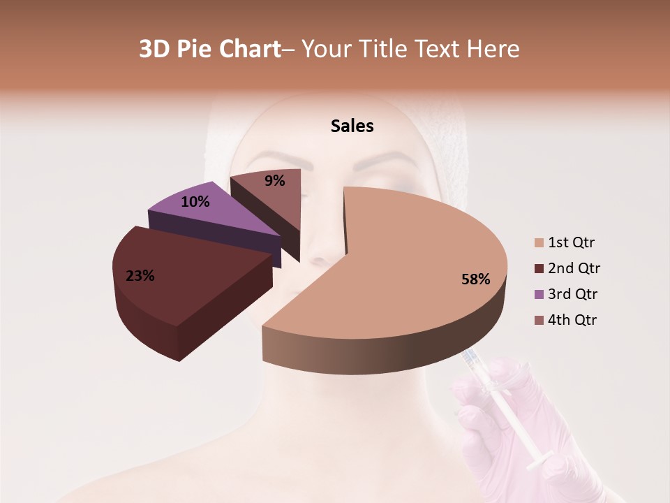 Anesthetic Girl Salon PowerPoint Template