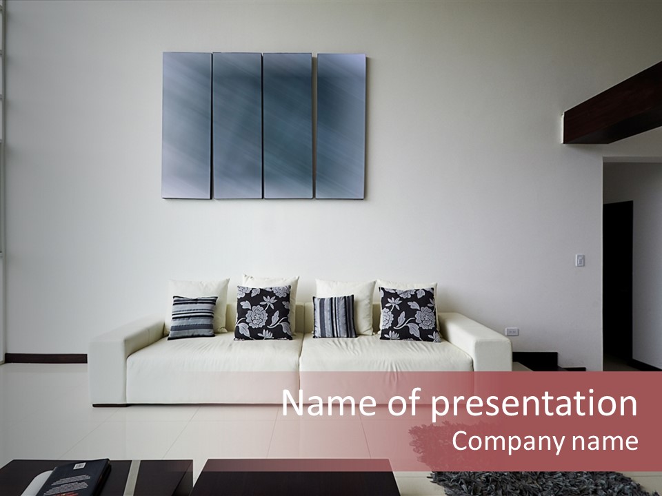 Residential Relax Room PowerPoint Template