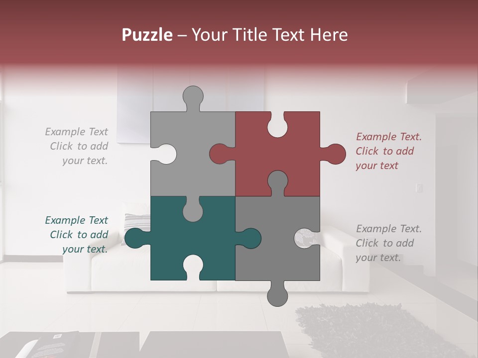 Residential Relax Room PowerPoint Template