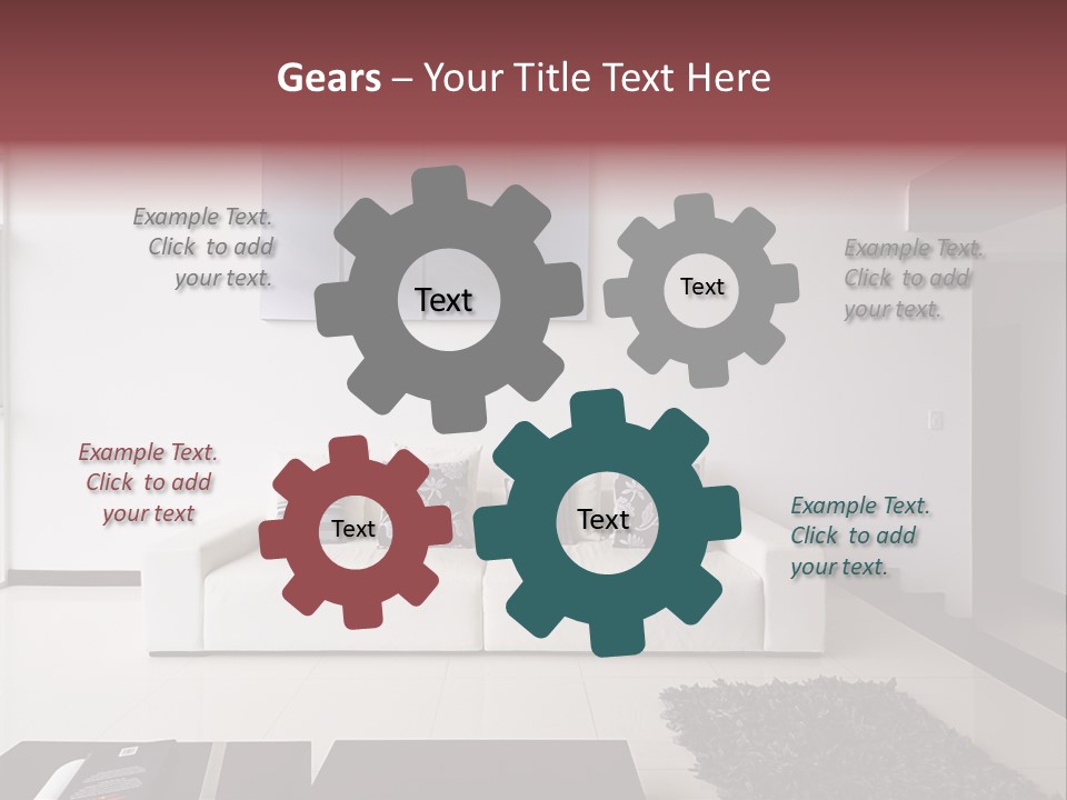 Residential Relax Room PowerPoint Template