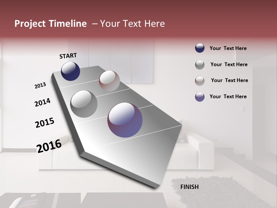 Residential Relax Room PowerPoint Template