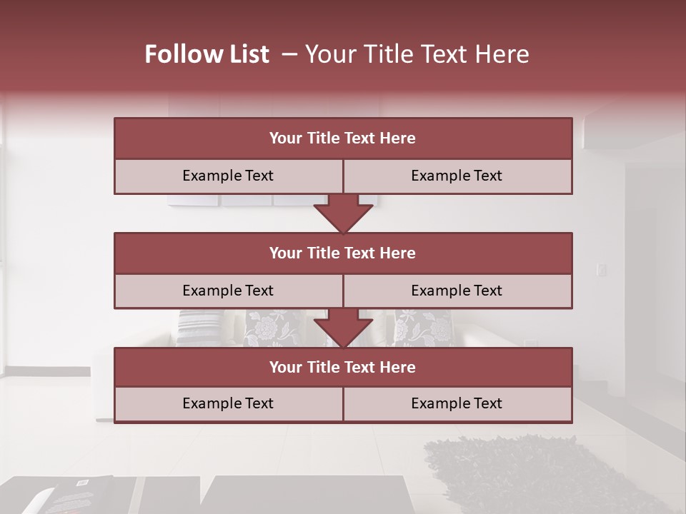 Residential Relax Room PowerPoint Template