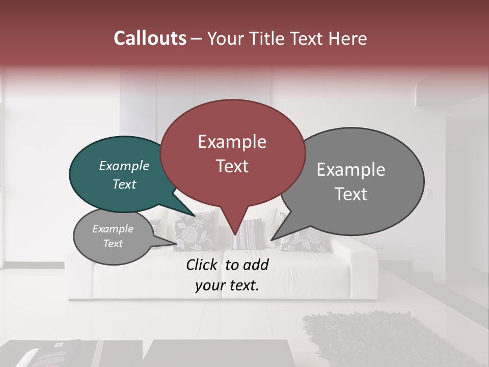 Residential Relax Room PowerPoint Template