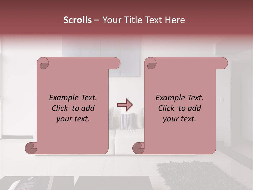 Residential Relax Room PowerPoint Template