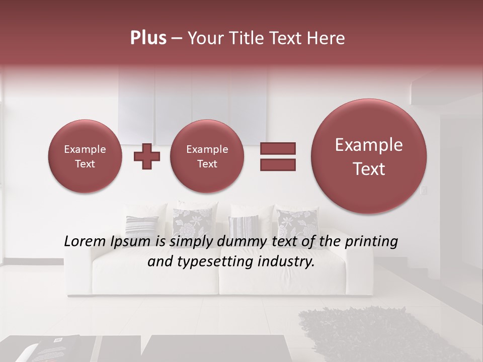 Residential Relax Room PowerPoint Template