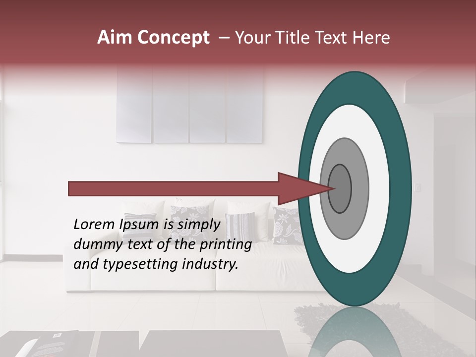 Residential Relax Room PowerPoint Template