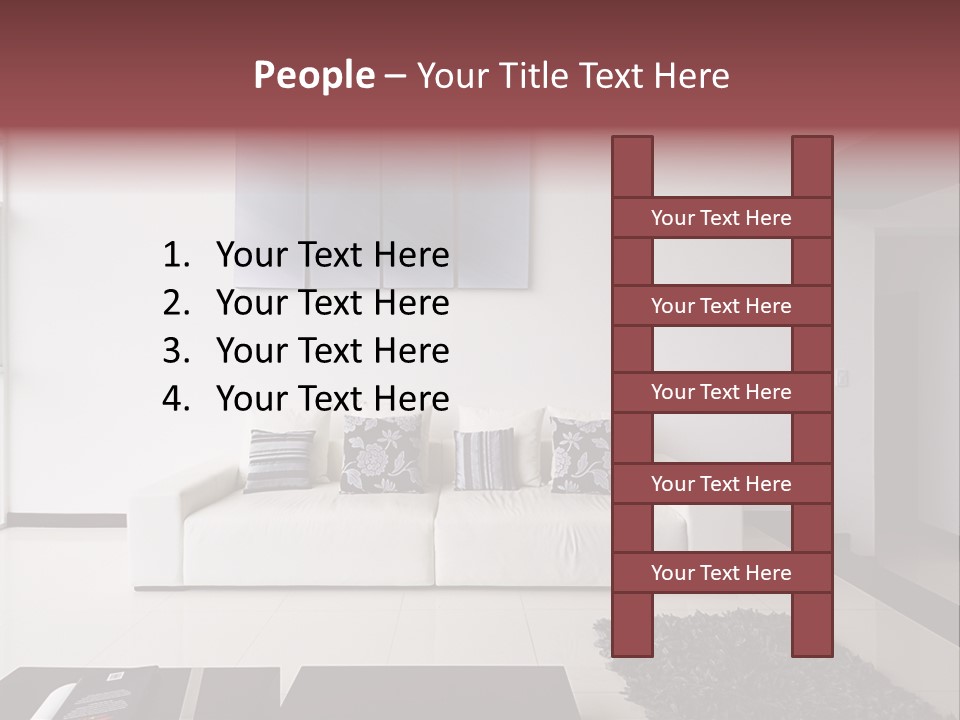 Residential Relax Room PowerPoint Template