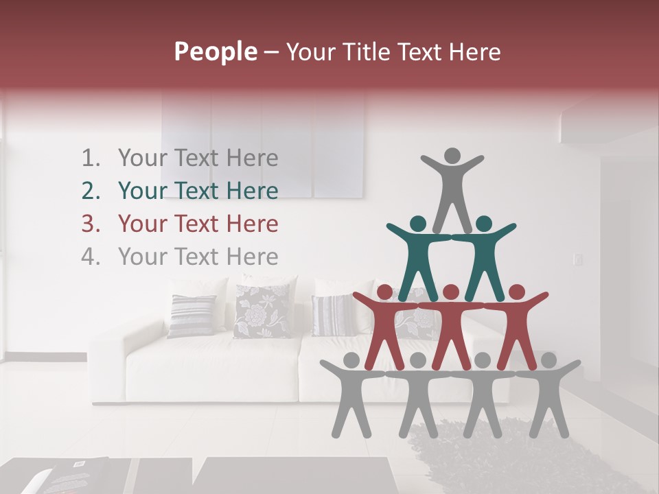 Residential Relax Room PowerPoint Template