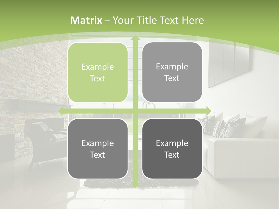 Red Beige Home PowerPoint Template