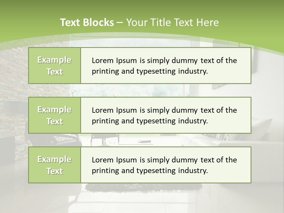 Red Beige Home PowerPoint Template