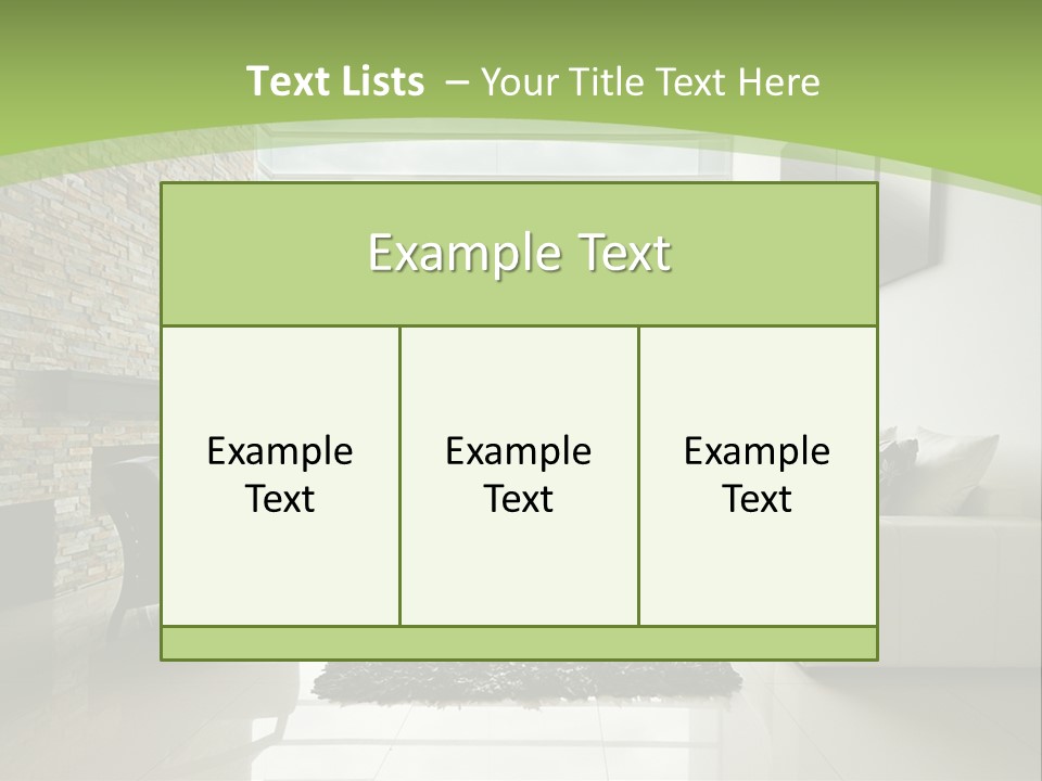 Red Beige Home PowerPoint Template