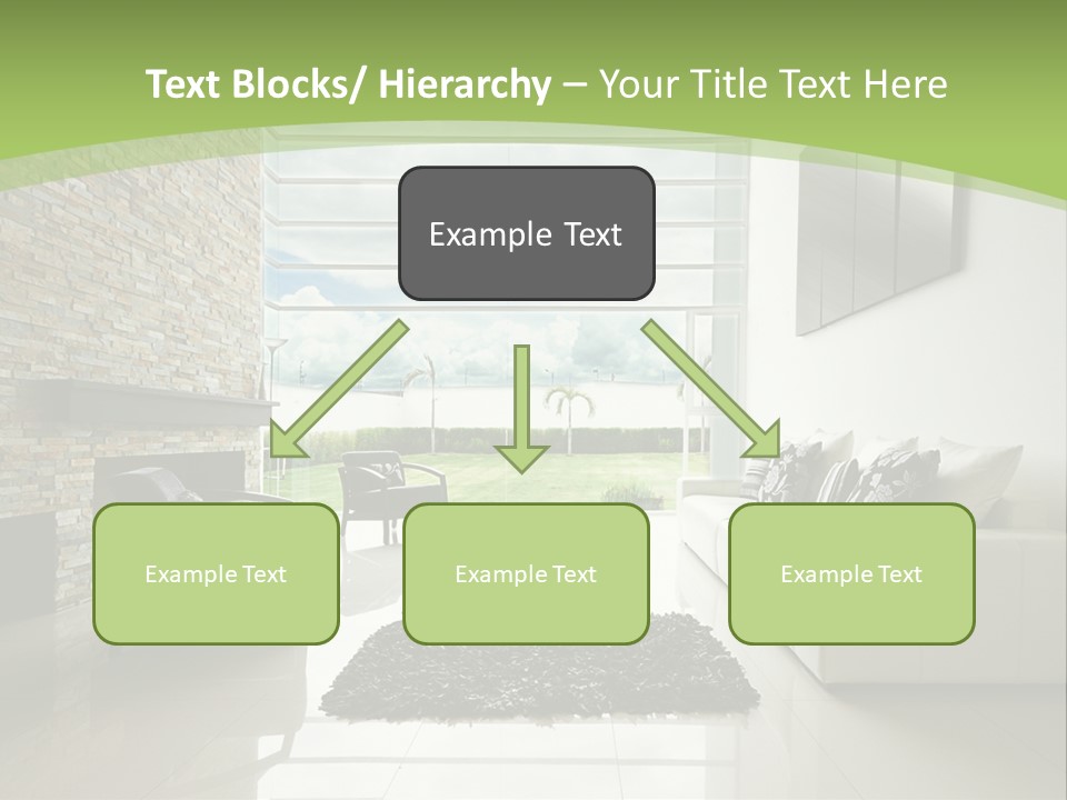 Red Beige Home PowerPoint Template